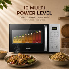 Haier 22L Convection Microwave Oven with KIDS Special Recipes (HIL2201CSSH,Silver)