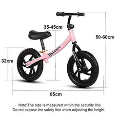 SYGA EVA Balance Bike, Black, 3 Years or Older, 1 Piece