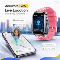 sekyo Neo Fit -India's 1st AI Smart Watch for Kids | AI Learning Assistant, 4G Video Call, GPS, Health & Activity Tracker, Smart Habit Reminder| Edu-Games, Step Count, Camera, Parent Control App