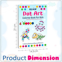 GLUN® Pack of 12 Children's Cartoon Water Magic Painting Book with Water-Based Marker, Different Magical Scenes