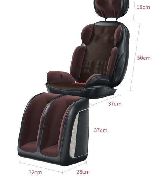 Syga Multifunctional Electric Full Body Massage Neck Waist Shoulders Full Body Electric Massage Portable Chair Pillow Massage Cushion (Extreme Edition Black)