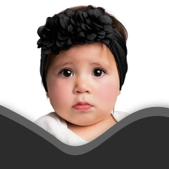 SYGA Pack Of 3 Baby Headbands Nylon Soft Strechable Bow Hairbands for Newborns, Infants, Toddlers and Kids 0-3 Years(BigRed, LightPink,WineRed)