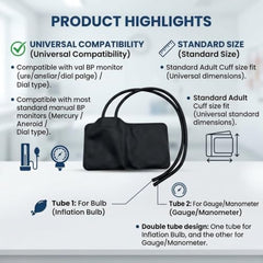 Rossify® BP Bladder Replacement for Mercury Blood Pressure Machine – Durable & Reliable Spare Part Designed for Precise BP Readings, Superior Accuracy, Easy Compatibility, and Long-Lasting Performance