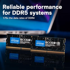 Crucial 32GB DDR5-5600 SODIMM CL46 (16Gbit)