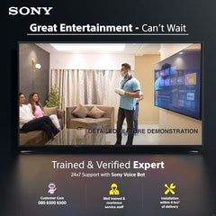 Sony 108 cm (43 inches) BRAVIA 2M2 Series 4K Ultra HD Smart LED Google TV K-43S25M2