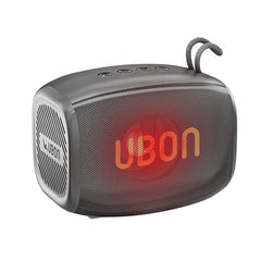 UBON Yodha SP-42, 10 watt Portable Bluetooth Speaker, 10 Hours Long Playtime, RGB Lights, Multiple Connectivity Wireless Party Speaker (Black)