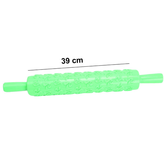 SYGA Sky Blue Butterfly Printing Portable Roller Cake Decorating Baking Mould Fondant Tool