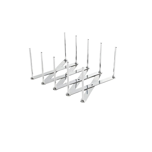MOMISY Telescopic Pot Lid Organizer Stainless Steel Multi-use Adjustable Length
