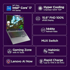Lenovo LOQ Intel Core i7-13650HX | NVIDIA RTX 5060 8GB (16GB RAM/1TB SSD/144Hz Refresh Rate/572 AI TOPS/15.6" (39.6cm)/Windows 11/Office 2024/Grey/2.4Kg), 83JE01F0IN Gaming Laptop
