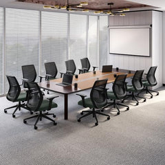 Interio by Godrej Curv Premium Mesh Wide Back Ergonomic Chair | Work from Home/Study Chair | 1-Year Warranty | Height Adjustable Chair | Heavy Duty PP Base | DIY Installation, Black