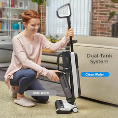 Tineco S5 Combo Cordless Wet & Dry Vacuum Cleaner, Converts to Handvac, Lightweight & Self-Propelled, Hands-Free Self-Cleaning, iLoop Smart Sensor, Tough Stain Removal, Auto Floor Washer