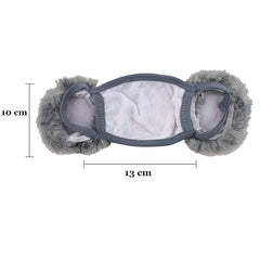 SYGA Kids Winter Animal 2-in-1 Mask Earmuffs Cartoon Balaclava Face/Mouth Covering Anti Dust Funny Mask for Girls and Boys Reusable Fashion Designer- Assorted Colour, Pack of 2
