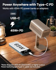 E GATE Atom 3X Projector 4k Ultra HD, Automatic Keystone & Precise Focus, 1080p Native | Rotatable Design | Android 14, Netflix Prime 11,000 Lumens, HDMI-ARC WiFi-6 BT, for Home use Egate