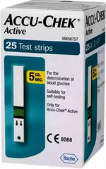 Accu-Chek Active Strips, Pack of 25 (Multicolor)