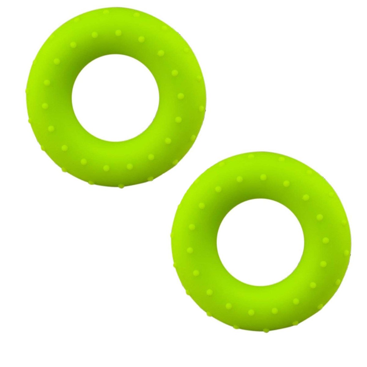 SYGA Set of 2 Silicone Finger Hand Grip Ring Exerciser Strength Finger Hands Grip Strengthener Exercise Ring