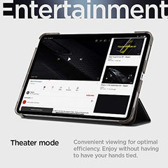 Spigen Flip case for iPad Air 11 inch M4 (2026), iPad Air 11 inch M3/M2 (2025-2024), 10.9 inch 5th/4th Gen (2022/2020), Trifold, Pencil Holder, Full Cover(Liquid Air Folio) - Black