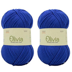 Ganga Acrowools Acrylic Olivia,Double Knit Yarn. Hand Knitting&Crochet Yarn. Oekotex Class 1 Certified. Pack of 2 Balls-100Gms Each. Shade No-Olv012, Maroon