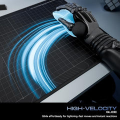 daWg KeyMat R1 Esports Gaming Mouse Pad, 800 x 300 mm, 4mm Thickness Extended Desk Mat, Anti-Fray Stitching, Anti-Skid Rubber Base, Pro-Grade Tracking Surface, High-Velocity Glide (Dragon)