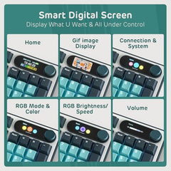 RK ROYAL KLUDGE S98 Wireless Mechanical Keyboard w/Smart Display & Knob