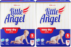Little Angel Easy Dry Pull-Up Babies Diaper Pants With 12 Hrs Absorption Size, 84 Count, Above 15 Kgs - XXL (42 Count, Pack of 2)