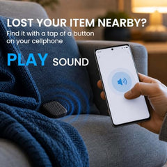 MAK Smart Finder Bluetooth Tracker for Android, Find Keys, Wallet, Luggage, Bags & Personal Belongings, Black