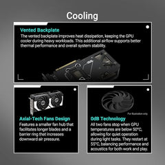 ASUS Dual GeForce RTX 5070 12GB GDDR7 OC Edition Gaming Graphics Card (NVIDIA Blackwell Architecture and DLSS 4, 2.5 Slot Design, SSF, PCIe 5.0, 3X DisplayPort 2.1b, 1x HDMI 2.1b, PRIME-RTX5070-O12G)