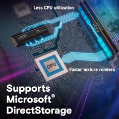 Crucial® T500 2TB PCIe Gen4 NVMe M.2 SSD with heatsink | PCIe Gen4 NVMe M.2 SSD with 4TB capacity and cloning software for gaming, content creation and multitasking