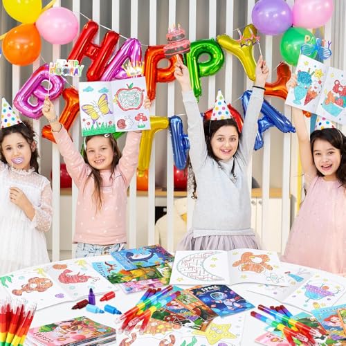 Colouring Book With Colours Set For Kids - 10Sets Of Colouring Book ...