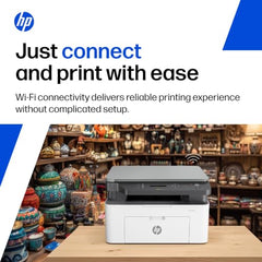 HP Laser MFP 1188w, Wireless, Print, Copy, Scan, Ethernet, Hi-Speed USB 2.0, Up to 21 ppm, 150-sheet Input Tray, 100-sheet Output Tray, 10,000-page Duty Cycle, 1-Year Warranty, Black and White