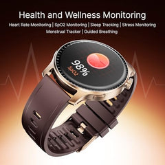 boAt Ultima Ember smartwatch with 1.96” AMOLED Display, AOD, Personalized Fitness Nudges, Functional Crown,100+ Sports Modes, Create Your Own Watchface, smartwatch for man and Woman (Steel Black)