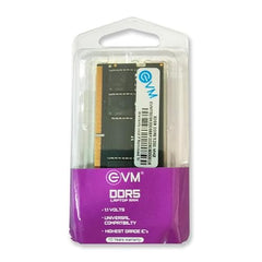 EVM 16GB DDR5 Desktop RAM Memory | 5200MHz | PC5-41600 | Long-DIMM | 288-Pin | CL19 | 1.1V Low Voltage | High Performance | Intel & AMD Compatible | 10 Year Warranty (EVMT16G5200U88P)