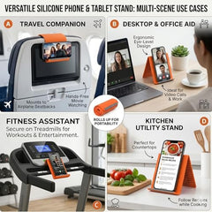 ZORBES® Portable Invisible Laptop Riser Stand, 2 Mini Self-Adhesive Alloy Metal Folding Desk Stand, Lightweight Laptop Desk Feet for MacBook, Lenovo, HP, Dell, Laptops & Tablets, 2pc (Black)