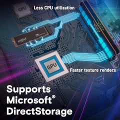 Crucial T500 500GB Gen4 NVMe M.2 Internal Gaming SSD, Up to 7200MB/s, Laptop & Desktop Compatible + 1mo Adobe CC All Apps - CT500T500SSD8