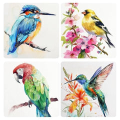 CRAFTMATE Pocket Watercolor Painting Book | Paint with Water Coloring Books for Teens and Adults | Travel Arts and Crafts Kit for Kids and Adults