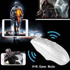 Drumstone (𝐒𝐩𝐞𝐜𝐢𝐚𝐥 𝟏𝟎 𝐘𝐞𝐚𝐫𝐬 𝐖𝐚𝐫𝐫𝐚𝐧𝐭𝐲 Mini Bluetooth Wireless Gamepad Controller for Android iOS Selfie Media and VR Remote Rechargeable