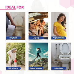 MILDCARES Disposable Stand and Pee Device for Women (Pack of 2, 10 Units Each) | Hygienic Female Urination Device | Ideal for Travel, Public Toilets, Camping & Pregnancy Use
