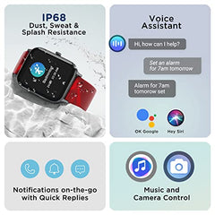 boAt Ultima Regal w/ 2.01”(5.10 cm) Crystal-Clear AMOLED Display, 1000 NITS Brightness,Premium Metal Body, Functional Crown, 100+ Sports Modes, Fitness Smart Watch for Men & Women (Steel Black)