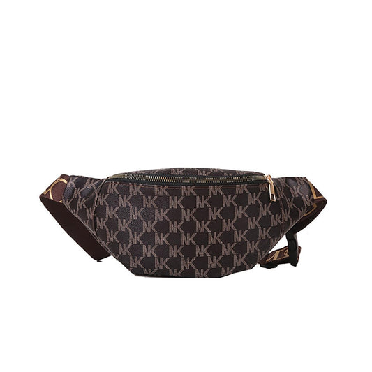 SYGA Pu Small Bag Foreign Style Fashion Shoulder Messenger Bag Light and Simple Ladies Chest Bag(Brown)
