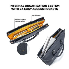 MOKOBARA Briefcase Pro 16 Inch Laptop Bag 9L Office Use Blue