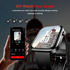 boAt Storm Call 3 w/TBT Navigation, Daily Activity Tracker, DIY Watch Face Studio,700+ Active Modes, 1.83" (4.6 cm) HD Display Fitness Smart Watch for Men & Women(Black Metal)