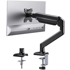 ZORBES® Desk Monitor Riser Monitor Arm for 17-23'' Monitor, Aluminum Alloy Desk Adjustable Monitor Arm Mount, 10kg Loading Capacity, Flexible Tilting & Height Adjustment