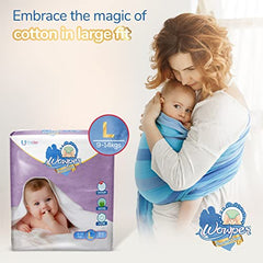 Wowper Easy Pants Baby Diaper | Medium Size Diapers | Diapers with Wetness Indicator | Upto 12 Hrs Absorption | 7-12 Kg | 34 Counts