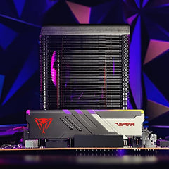 Patriot Memory Viper Venom RGB DDR5 32GB (2 x 16GB) 6800MHz UDIMM Desktop Gaming Memory KIT PVVR532G680C34K