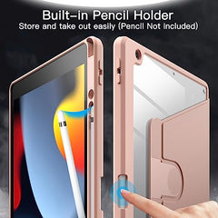 JETech 360° Rotating Case for iPad 9th/8th/7th Gen 10.2", Black