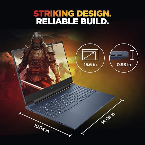 HP Smartchoice Victus, 13th Gen Intel Core i5-13420H, 4GB RTX 3050, 16GB DDR4(Upgradeable) 512GB SSD, 144Hz, 300nits, FHD, 15.6’’/39.6cm, Win11, Office24, Blue, 2.29kg, fa2190/fa2191tx Gaming Laptop