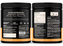 MyFitFuel Micronized Creatine Monohydrate (200 Mesh - Easily Absorbed by Body) | 400 gm, (Natural)