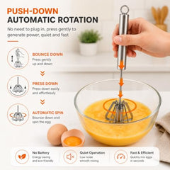 PEDRO Stainless Steel Hand Blender, Mathani, Lassi Maker, Butter Milk Churner & Egg Beater for Kitchen (Silver).