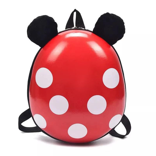 SYGA Children's School Bag PVC Backpack Kids Cartoon Animal Multi-Purpose Bag for 2-4 Years Kids Preschool Backpacks (Mickey Red)