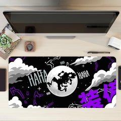 JIGARI Extended Anime Large Mouse Pad (11 x 23 Inch) | Gaming Mousepad for Laptop, Desktop & Keyboard | Smooth Surface | Anti-Slip Rubber Base (Zoro - Sword Master - One Piece (P08))