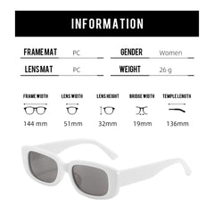 SYGA Women's Retro Small-Frame Square Sunglasses, Personalized Cross-Border Style Sunglasses (Black)